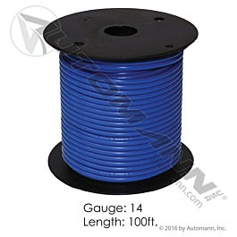 Automann 178.2114BU Wire Primary 14 GA 100FT Blue