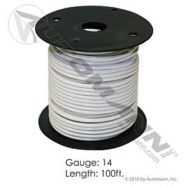 Automann 178.2114WT Wire Primary 14 GA 100FT White