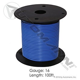 Automann 178.2116BU Wire Primary 16 GA 100FT Blue