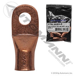 Automann 178.3055-5 Lug Copper 3/0 GA 3/8in Stud - 5pk