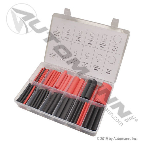 Automann Heat Shrink Assortment Kit 115 Pieces 178.EK115DCHS