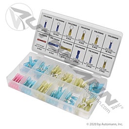 Automann 178.EK75HST Electrical Kit Heat Shrink Terminal 75pc