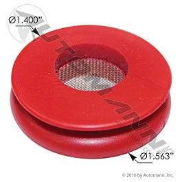 Automann 179.1011S Gladhand Seal With Screen Red