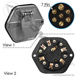 Automann 179.1020 Socket 7 Way With 20 AMP Breaker