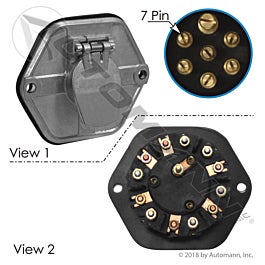 Automann 179.1030 HD Socket 7 Way With 30 AMP Breaker