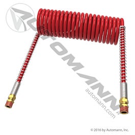 Automann 179.3001.15 Single Air Coil 15 Ft Red W/ 12 in. Lead