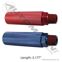 Automann 179.3008 Gladhand Grips, Aluminum, Red and Blue