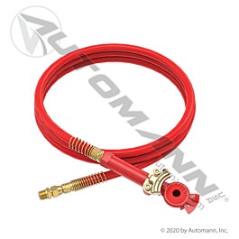 Automann 179.3041.135R Rubber Air Line Red Emergency 13.5ft