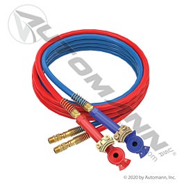 Automann 179.3041.15 Rubber Air Line Set Red/Blue 15ft