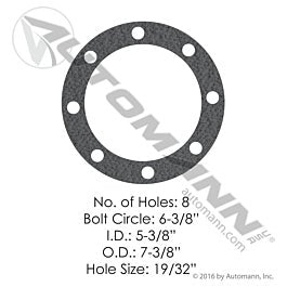 Automann 180.10602 Drive Flange Gasket