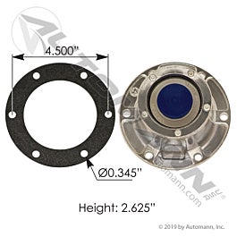 Automann 180.10641 Hub Cap Without Side Fill Plug