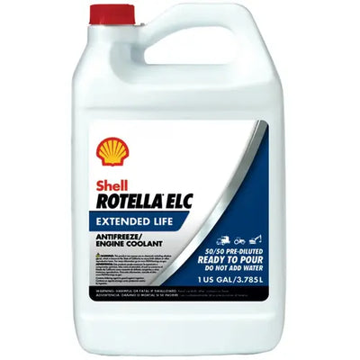 Shell Rotella ELC Extended Life 50/50 Antifreeze/Coolant (6 x 1 Gal) - 9404206021