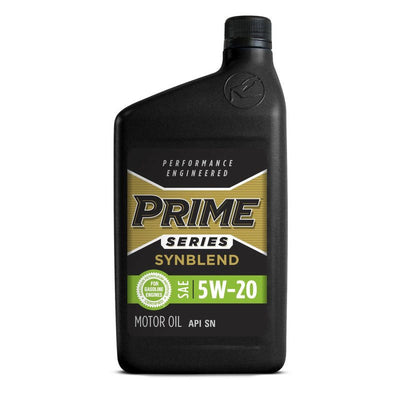 Prime Series 5W-20 Conventional Motor Oil - Case of 12 x 1 Qt (96008)