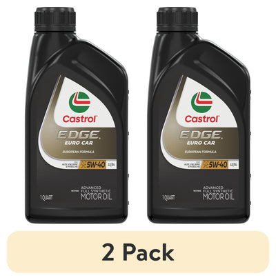 Castrol EDGE Euro 5W-40 A3/B4 Full Synthetic Motor Oil - 6 x 1 Qt (15D932)