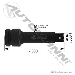 Automann 210.2107E Impact Extension 7in Length 1in Drive