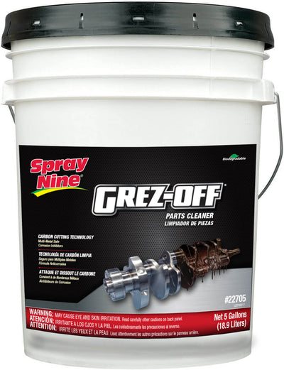 Spray Nine 22705 Grez-Off Heavy Duty Degreaser 5 Gallon Pail