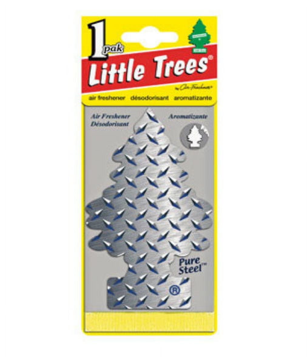 Little Trees Pure Steel Hanging Car Air Freshener (1-Pack) - U1P-17152