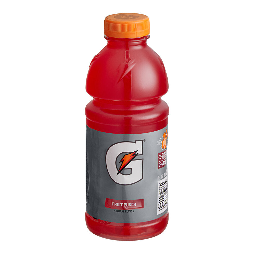 Gatorade Thirst Quencher Fruit Punch Sports Drink, 20 fl oz Bottles - Case of 24