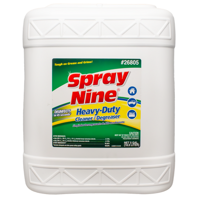 Spray Nine 26805 Heavy Duty Cleaner / Degreaser / Disinfectant 5 Gallon Pail