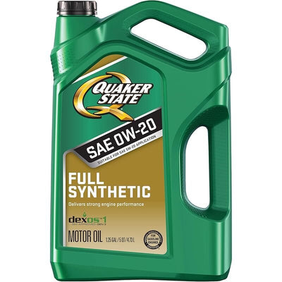 Quaker State Full Synthetic 0W-20 Motor Oil - Case of 3 x 5 Qt