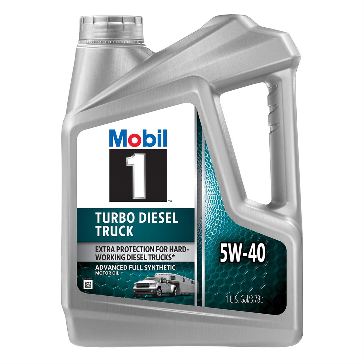 Mobil 1 Turbo Diesel Truck 5W-40 Full Synthetic Motor Oil - 1 Gallon