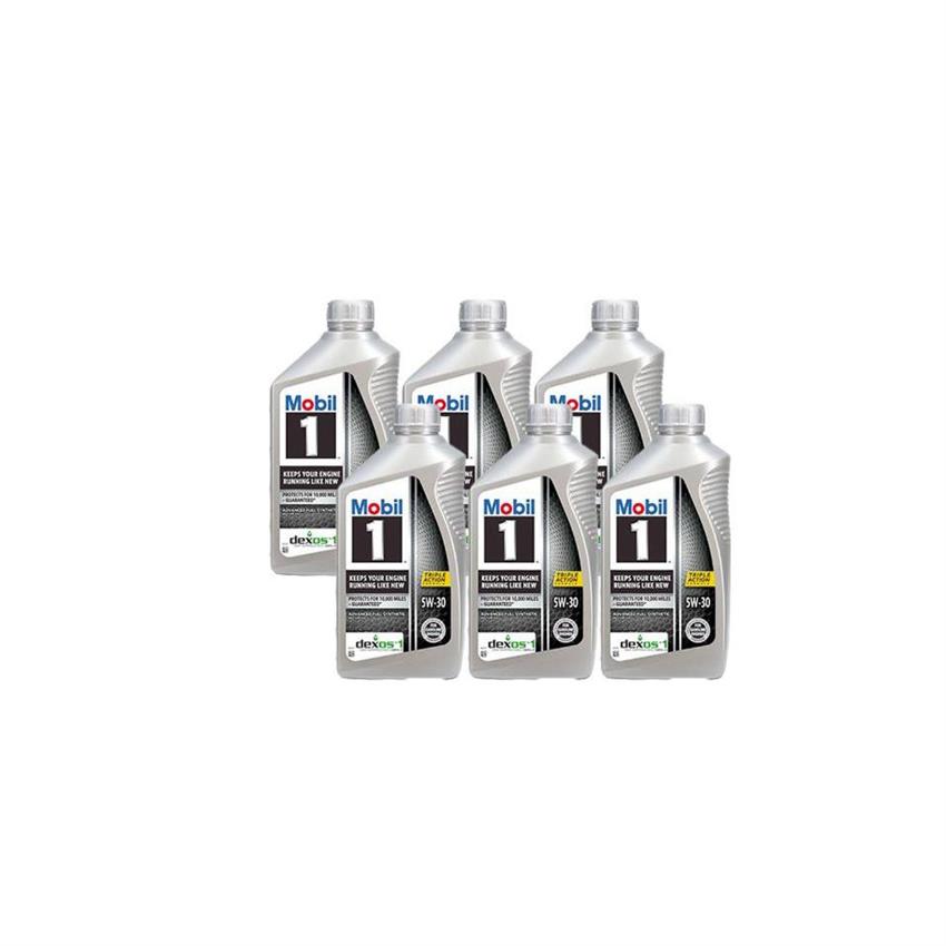 Mobil 1 Advanced Full Synthetic 5W-30 Motor Oil - Case of 6 x 1 Qt (124315)