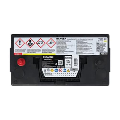 Duracell SLI31SA Heavy Duty 12V Battery - Group 31, 950 CCA, Stud Terminal