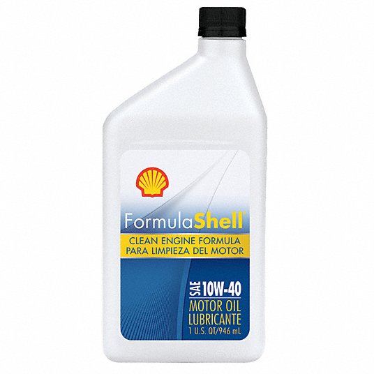Formula Shell 10W-40 Conventional Motor Oil, 1 Quart, Case of 6 - 550049475