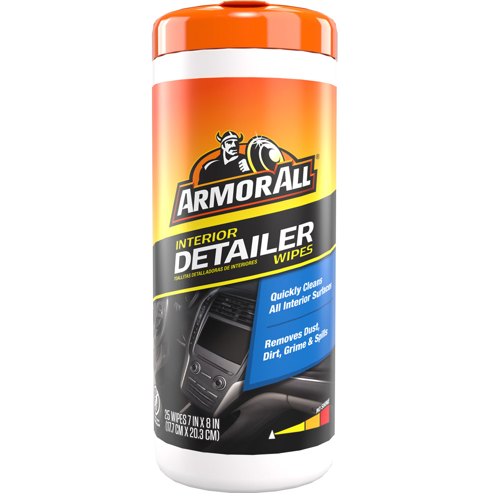 Armor All Natural Finish Interior Detailer Wipes - 25 Count - 78503