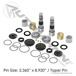 Automann King Pin Kit Bronze-Nylon Bushings - 460.542N