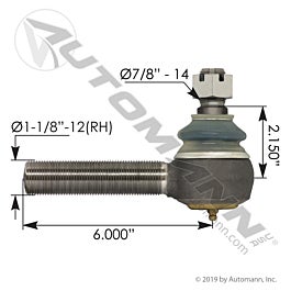 Automann 462.ES9001R Tie Rod End