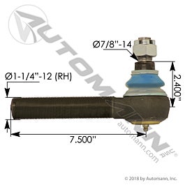 Automann 462.ES9329R Tie Rod End