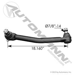 Automann 463.DS4628 Drag Link 18.160in C to C Freightliner