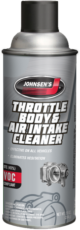Johnsen's 4724 Throttle Body & Air Intake Cleaner 10 oz - Case of 12