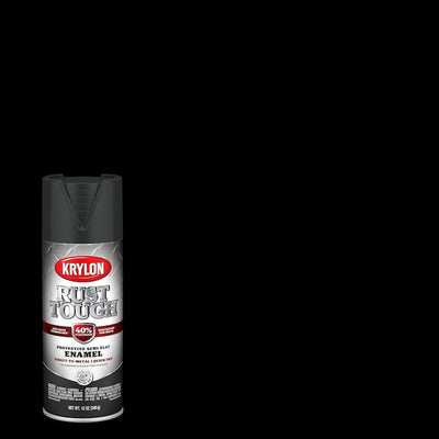 Krylon Semi-Flat Black Enamel Spray Paint 12 oz K09203008