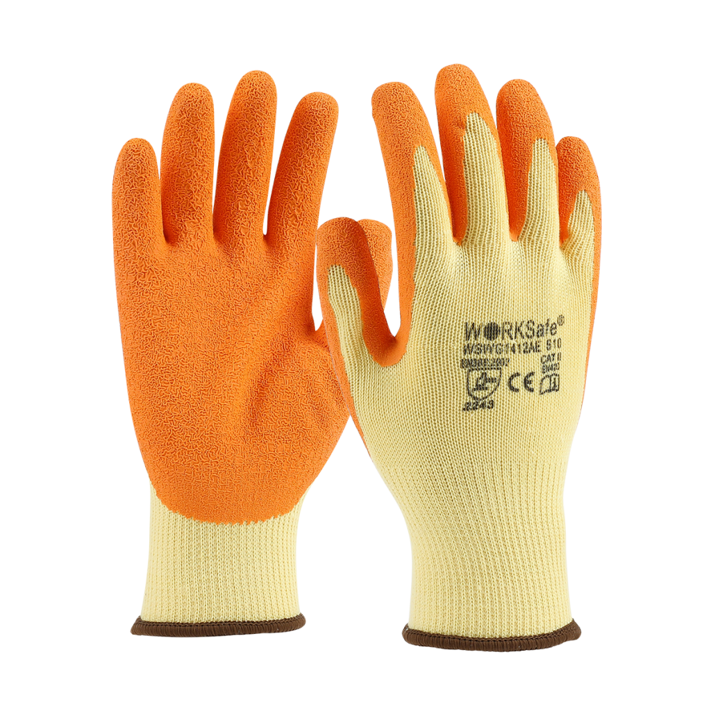 Rubber Palm Coated Work Gloves