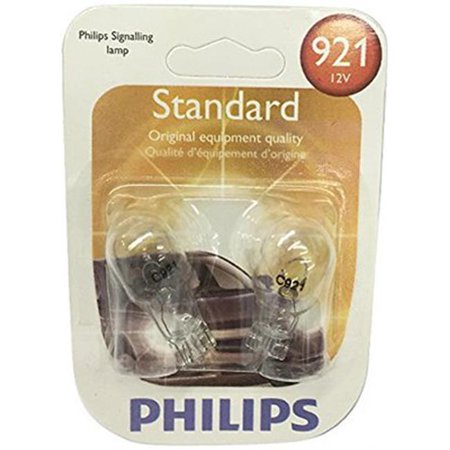 Philips 921 Standard Miniature Bulb (2-Pack Blister, Box of 10) - 921B2