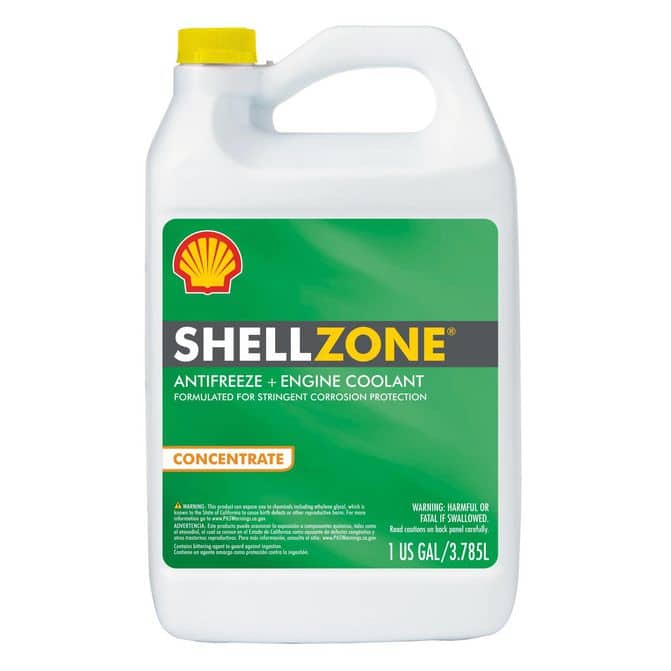 ShellZone Universal Green IAT Antifreeze/Coolant 50/50 Ready to Use - 55 Gallon Drum 550022525