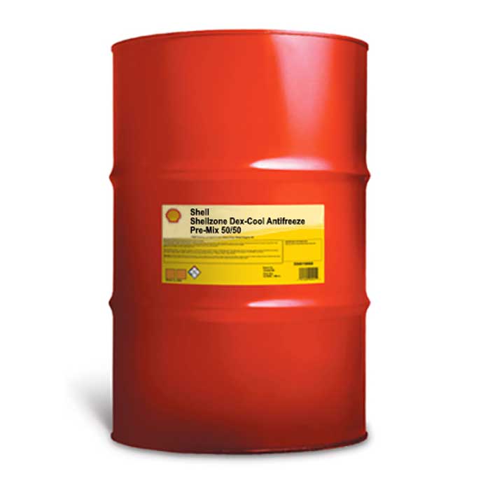 ShellZone Extended Life DEX-COOL 50/50 Antifreeze/Coolant - 55 Gallon Drum - 550022528
