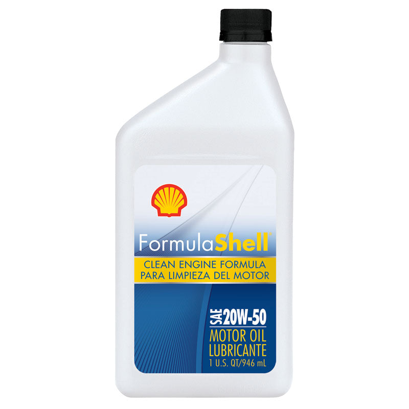 FormulaShell 20W-50 Motor Oil - Case of 6 x 1 Qt - 550024067