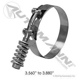 Automann 561.230356-B HD T-Bolt Clamp 3.56in to 3.88in Breeze