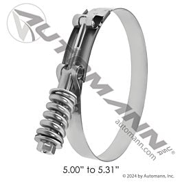 Automann 561.230500-B HD T-Bolt Clamp 5.00in to 5.31in Breeze