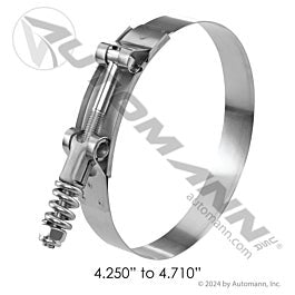 Automann 561.23425-B Spring T-Bolt Clamp 4.25 to 4.71 Breeze