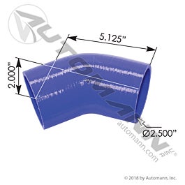 Automann 561.75548 Coolant Hose w/Poly 45Deg Elbow 2.5" ID