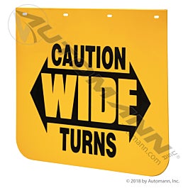 Automann 562.142424YC Yellow Caution Poly 24 x 24 x 0.17in