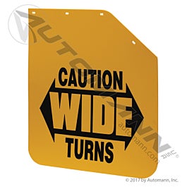 Automann 562.142430RYC Yellow Caution Poly RH 24 x 30 x 0.17in