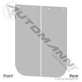 Automann 562.142430W White Poly Smooth 24 x 30 x 0.17in