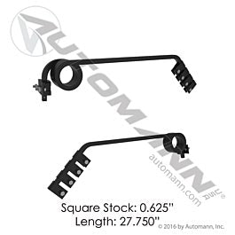 Automann 562.315 Bar Hanger Kit - Angled w/Coil
