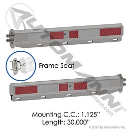 Automann 562.412SS201FS Spring-Loaded Hanger Straight SS201 FS