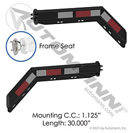 Automann 562.417FS Spring-Loaded Hanger Angled Black FS